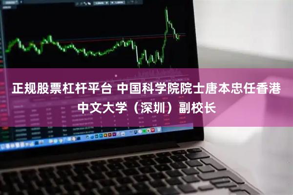 正规股票杠杆平台 中国科学院院士唐本忠任香港中文大学（深圳）副校长